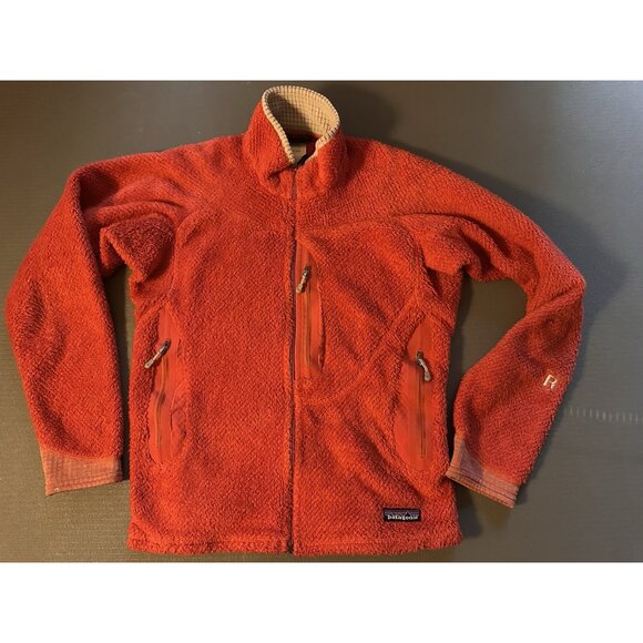 Patagonia Women’s R2 Fleece Jacket orange/red (small) #25145 - Picture 1 of 6